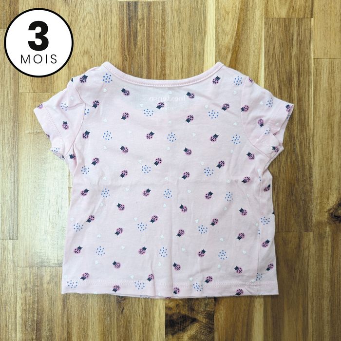T-shirt manches courtes 3 mois coccinelle - photo numéro 2
