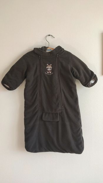 Gigoteuse poivre blanc avec ouverture pour ceinture de sécurité