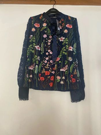 Magnifique chemisier 101 idées en broderie taille M L. XL neuf.
