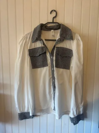 Chemise pied de poule