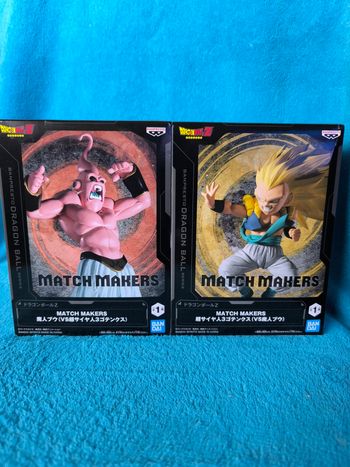 Figurines Dragon Ball Z - Duo Match Makers : Majin Buu VS Gotenks SSJ3 - Officielle Import Japon