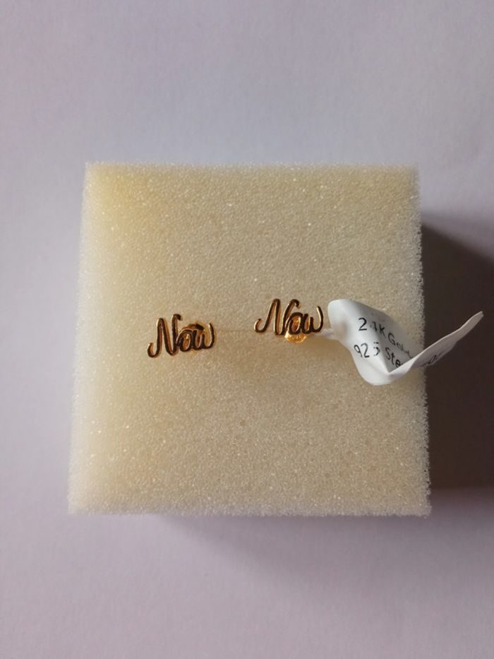 Boucle d'oreille Jewel candle