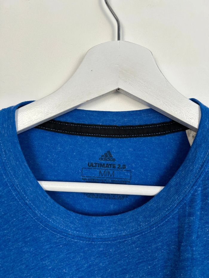 T-shirt Homme Adidas Bleu et Noir | Taille M | Très Bon État | #TM73 - photo numéro 3