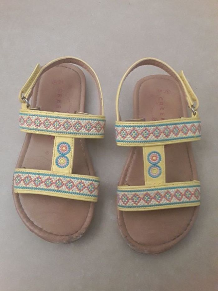 Sandales jaunes fille 31 CREEKS BE