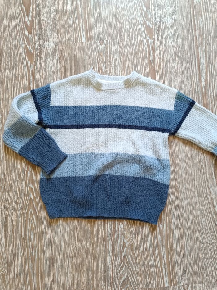 Pull laine rayé 8 ans okaidi - photo numéro 3