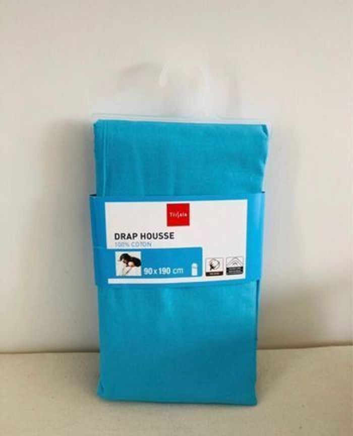 Drap housse une personne 1 place lit enfant - photo numéro 12