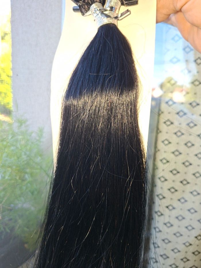 Extension de Cheveux a la kératine noir 50cm - photo numéro 4
