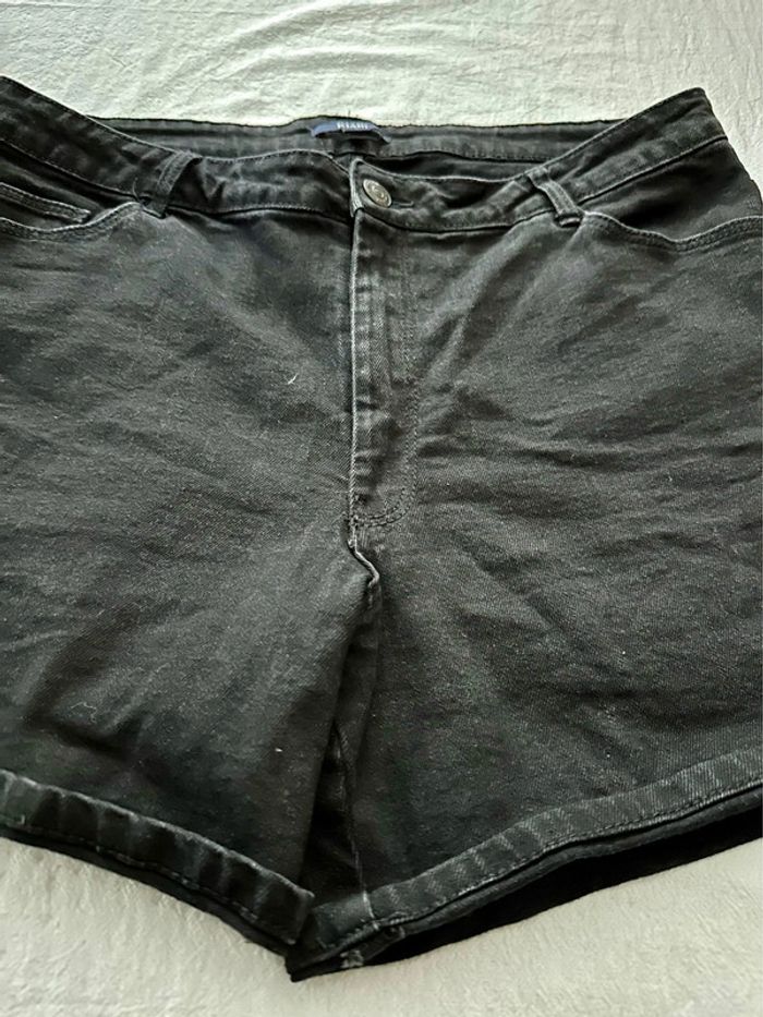 Short noir taille haute Taille 44 Kiabi - photo numéro 4