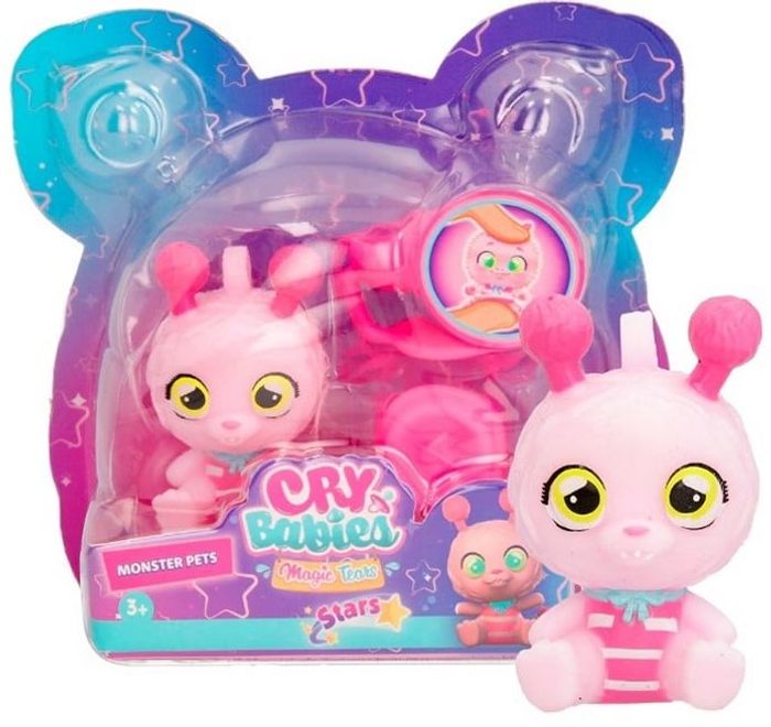 LOT X 2 Cry Babies Magic Tears Stars Monster Pet Blister IMC Toys + Accessoires - photo numéro 4