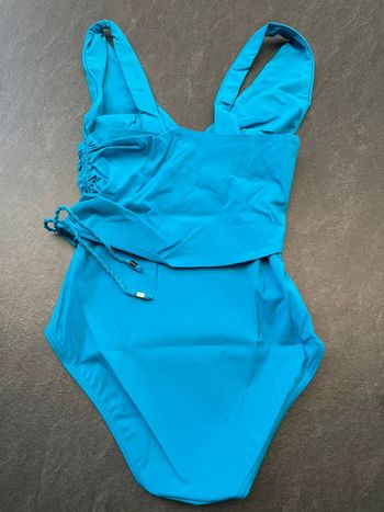 Maillot  Maison Lejaby 1 pièce modèle drapé Lagon