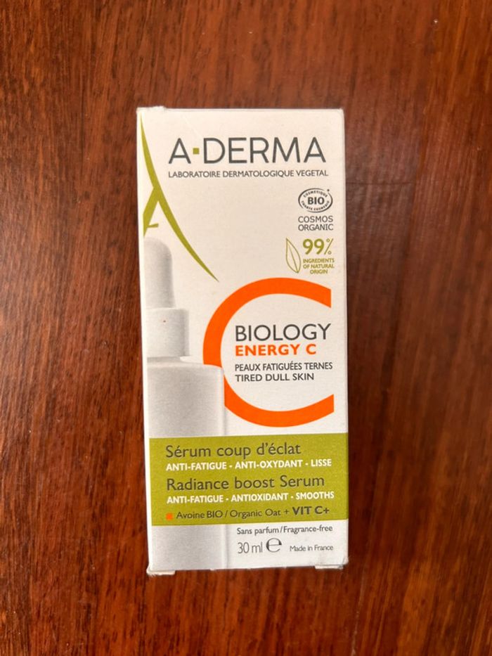 Sérum coup d’éclat Biology Energy C 30ml #aderma - photo numéro 2
