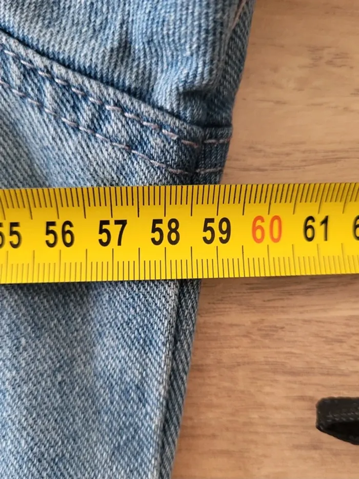 Veste en jean bleue claire Boohoo Man Taille XL ou 46 48 - photo numéro 15