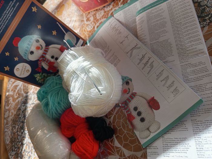 Kit de crochet Bonhomme de neige, D.I.Y. - photo numéro 4
