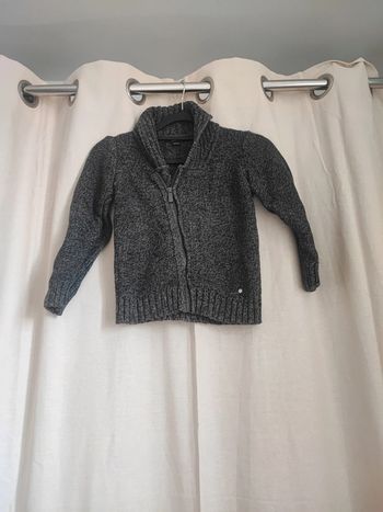 Liberto gilet zippé gris 6ans
