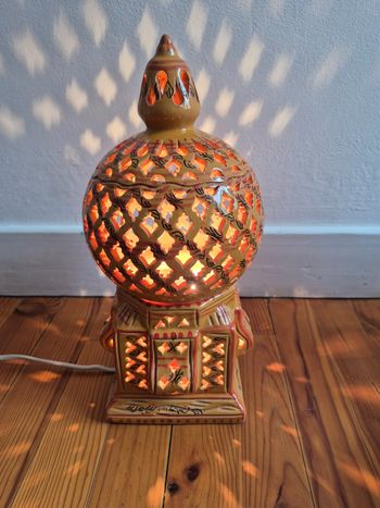 Lampe orientale céramique