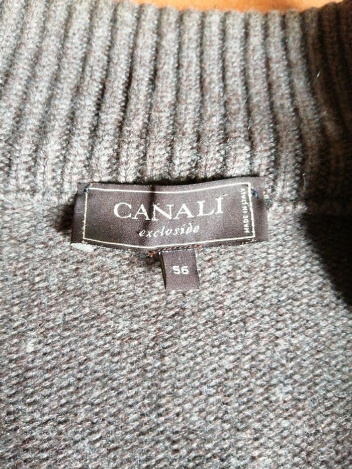 Gilet homme Canali exclusive marron - photo numéro 6