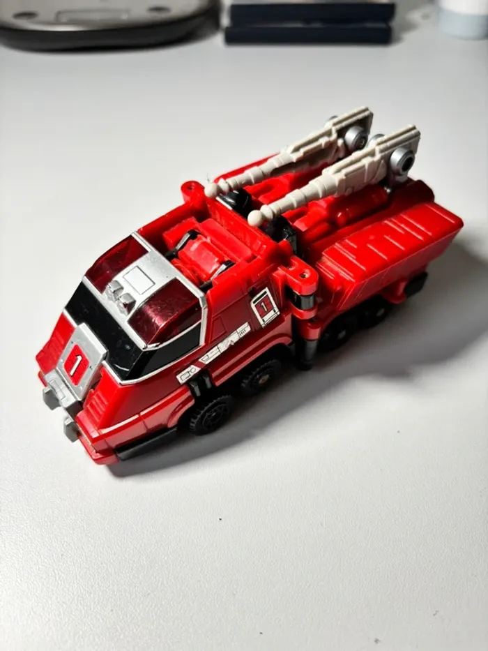 Action figure figurine robot Power Rangers Turbo Deluxe Rescue Megazord