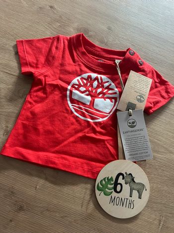 T shirt rouge Timberland NEUF