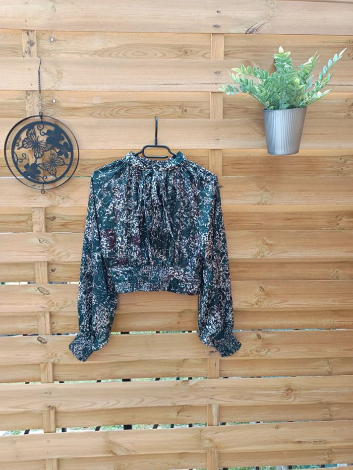 Blouse courte Zara taille S - photo numéro 4