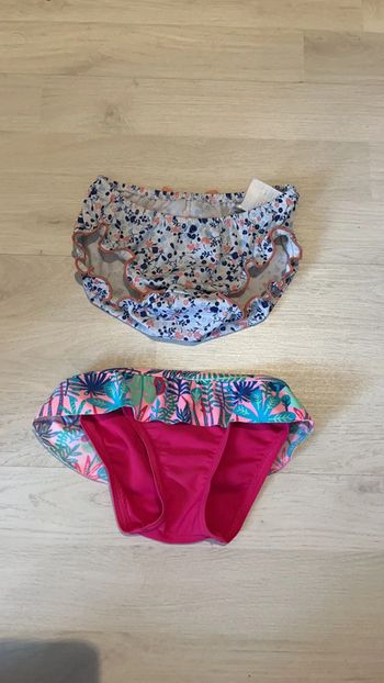 Lot deux culottes maillot de bain