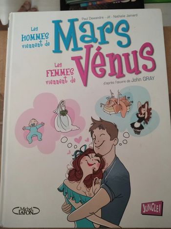 BD les hommes viennent de mars les femmes de vénus