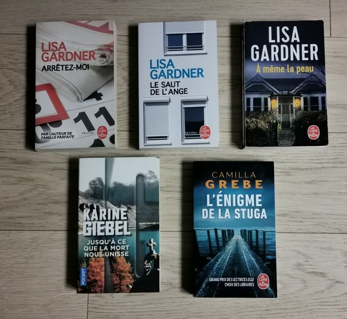 5 Thrillers format poche Lisa Gardner Camilla Grebe Karine Giebel