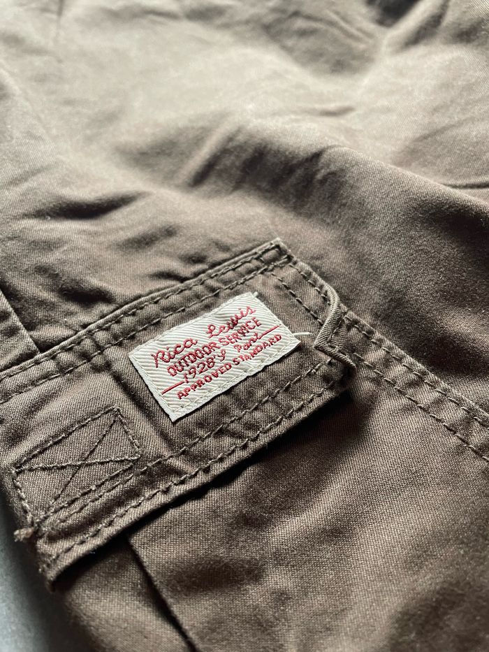 Short/ Bermuda y2k en 100% coton marron coupe oversize  - Taille 40 - photo numéro 5