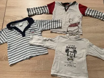 Lot de T-Shirt Licence 18 mois