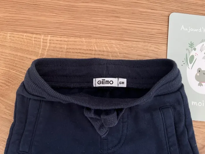 Pantalon jogging bleu marine - photo numéro 3