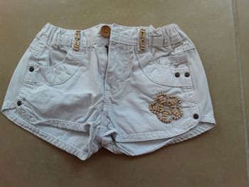 Short été blanc fille IN EXTENSO en 3 ans TBE