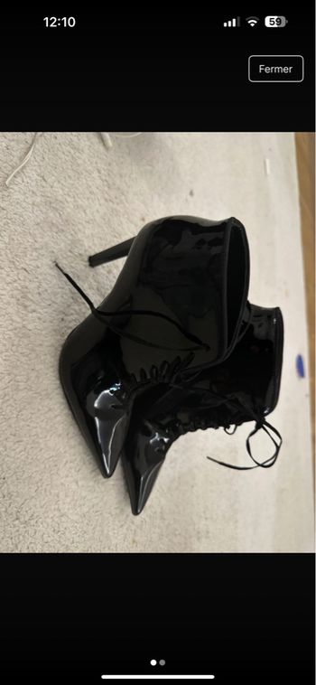 Chaussure à talon noir Zara
