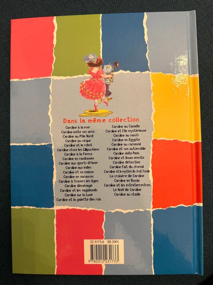 Livre bd album bords multicolores couleurs rare Caroline et les vacances de Titus Pierre Probst - photo numéro 2