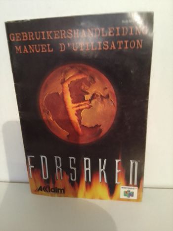 Notice jeu vidéo nintendo 64 forsaken