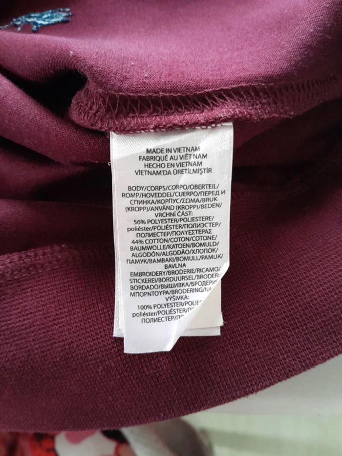 Sweat capuche polo ralph lauren brodé Pink pony xl - photo numéro 6