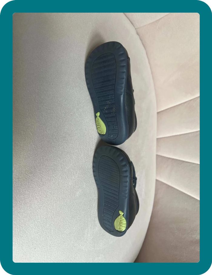 Chaussures cuir et semelles souples 1ers pas taille 19 - Bopy - photo numéro 4