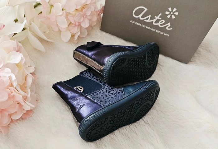 Bottes Bottines Cuir Zip 1er pas 👣 Aster T20 - photo numéro 2