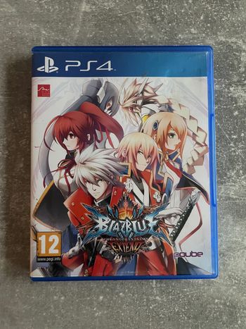 Jeu pour sony PS4, Blazblue chronophantasma extend en anglais.