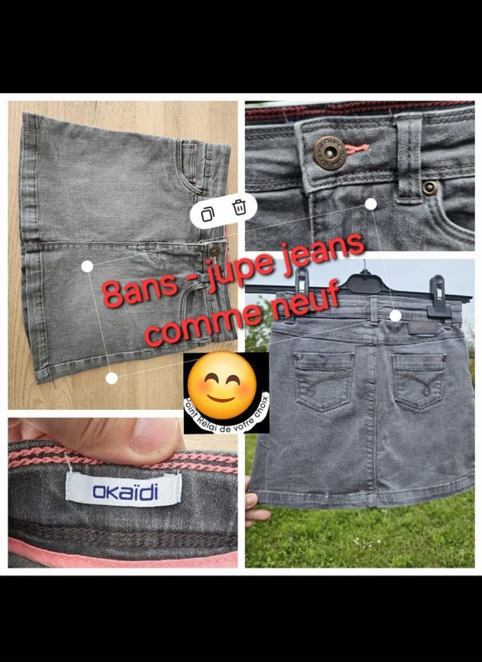 Jupe en jean okaidi 8 ans