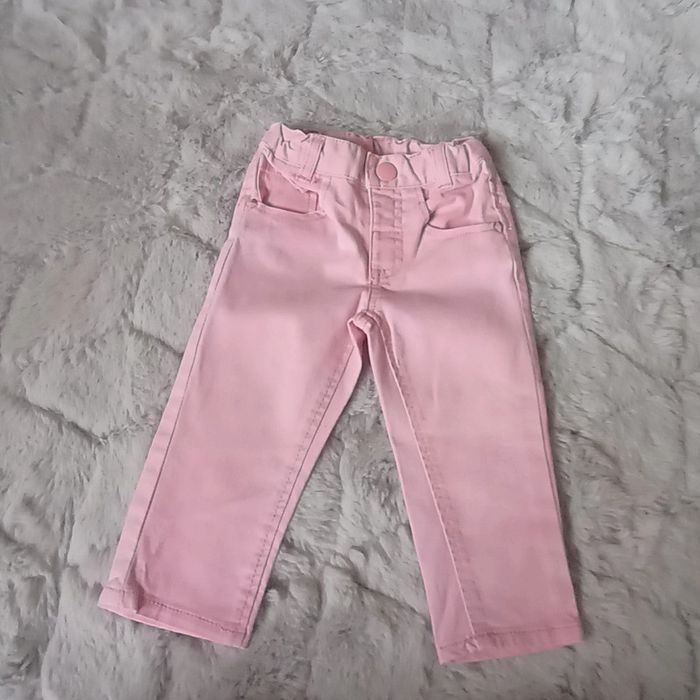 Joli lot de 2 pantalons 9 mois 🌹 tex 🌹 très bon état - photo numéro 4