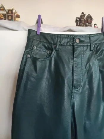 Pull & Bear Pantalon style cuir 34