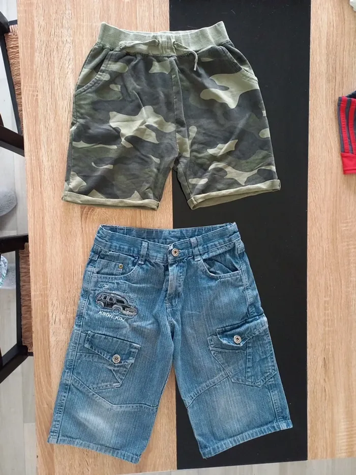 Lot 2 shorts garçon 8 ans