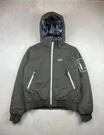 Peak Performance Manteau HIPE - Ski Jacket Luxury 720 / Windbreaker Coat Imperméable | Grey - L #239