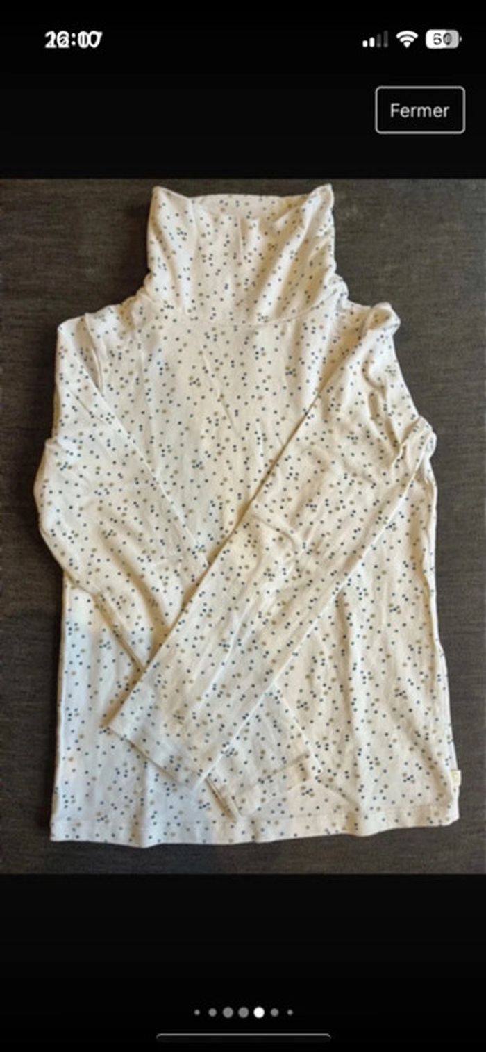 Lot 2 sous-pulls / hauts manches longues fille– taille 6 ans - photo numéro 4