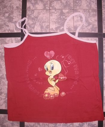ÉBARDEUR ROUGE "LOONEY TUNES" - TAILLE XS - n°01