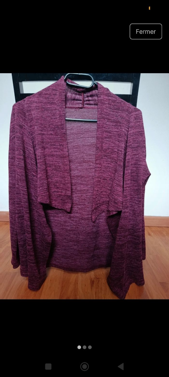Gilet bordeaux