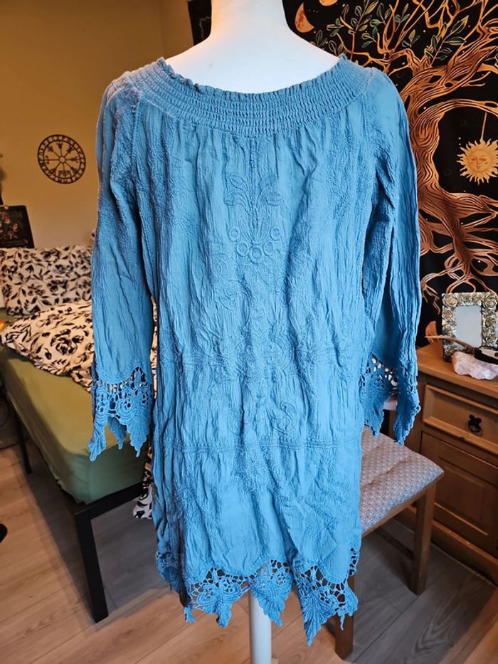 Robe tunique 100%coton - photo numéro 2