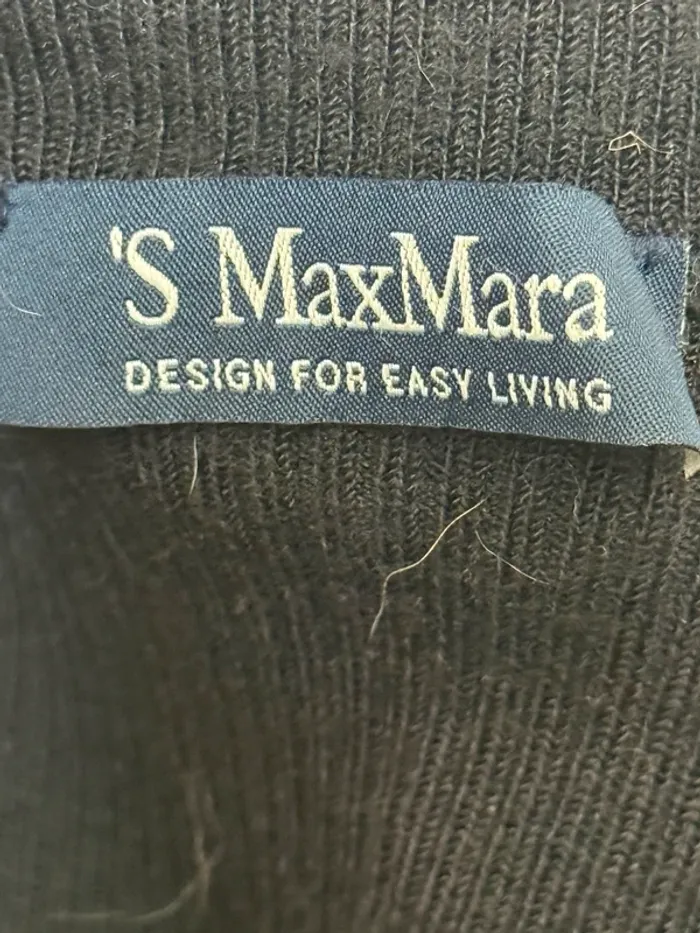 Gilet noir sans manches Max Mara – Taille M - photo numéro 4