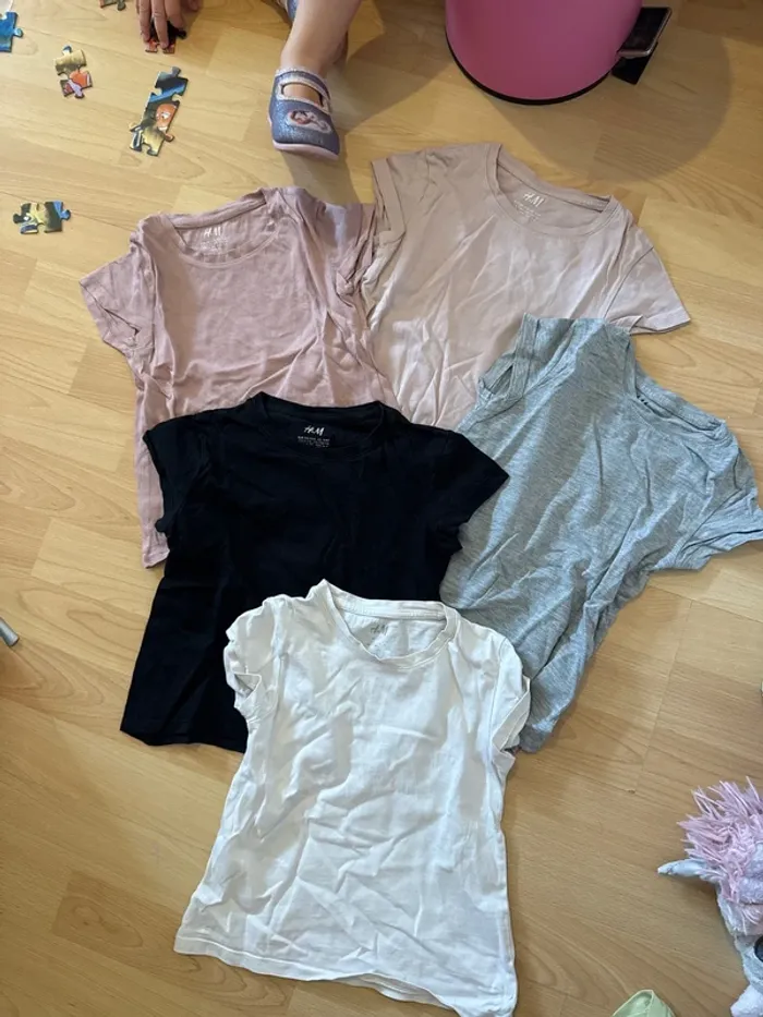 Lot de 5 T-shirt H&M 2 4 ans