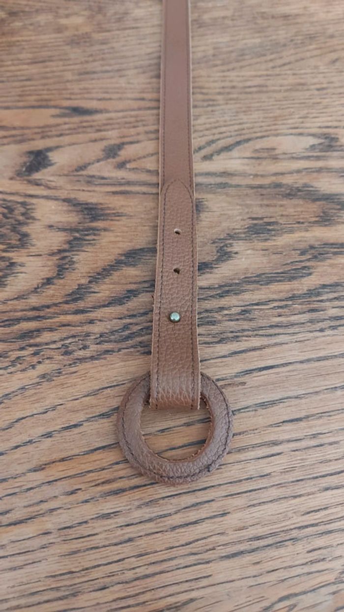 Ceinture 1un2deux3trois marron en cuir  80cm - photo numéro 17
