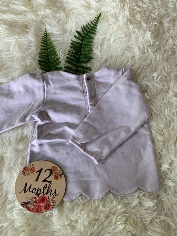 Pull Jacadi Paris Lila pale 12m - photo numéro 2